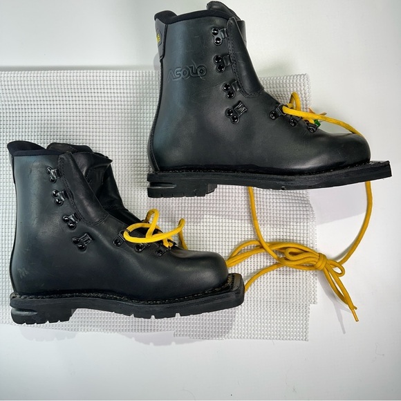 Extreme Leather Vibram Hiking Boots Mens 6.5 Black Gorpcore main image 8